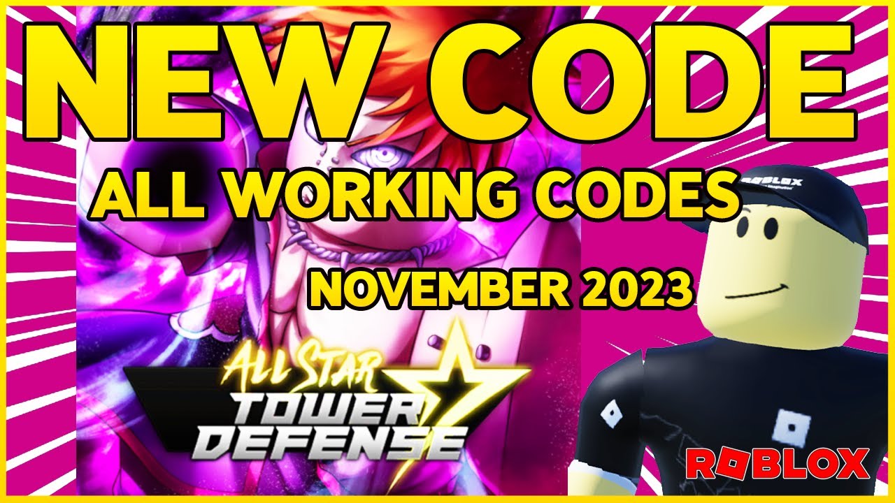 ✓NEW CODE✓ALL WORKING CODES for ⚡ALL STAR TOWER DEFENSE⚡Roblox November 2023 ⚡Codes for Roblox TV 