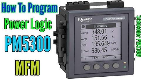 Multifunction Meter Programming Power Logic PM5300