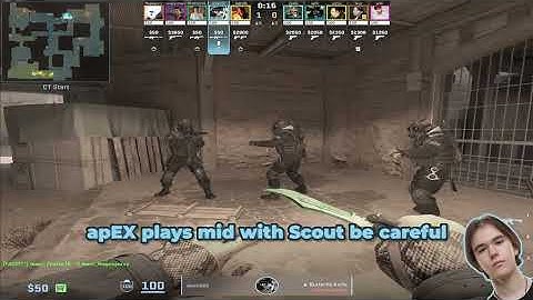 ZYWOO vs DONK on FACEIT with Utility Guide, Multi POV & Voice Comms (Dust2)