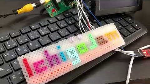 IchigoJam x C language - c4ij demo with WS2812B