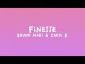 Bruno Mars & Cardi B - Finesse (Lyrics)