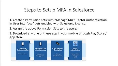 SFDC: Multi-factor authentication Setup in Salesforce (Very Simple Way) || SFDC MFA Setup (Easy Way)
