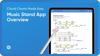 Chord Charts Made Easy: Quick Music Stand App Overview screenshot 1