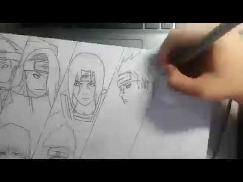 COMO DESENHAR O VEGETA SSJ 3 E NARUTO LINK NA DESCRIÇÃO