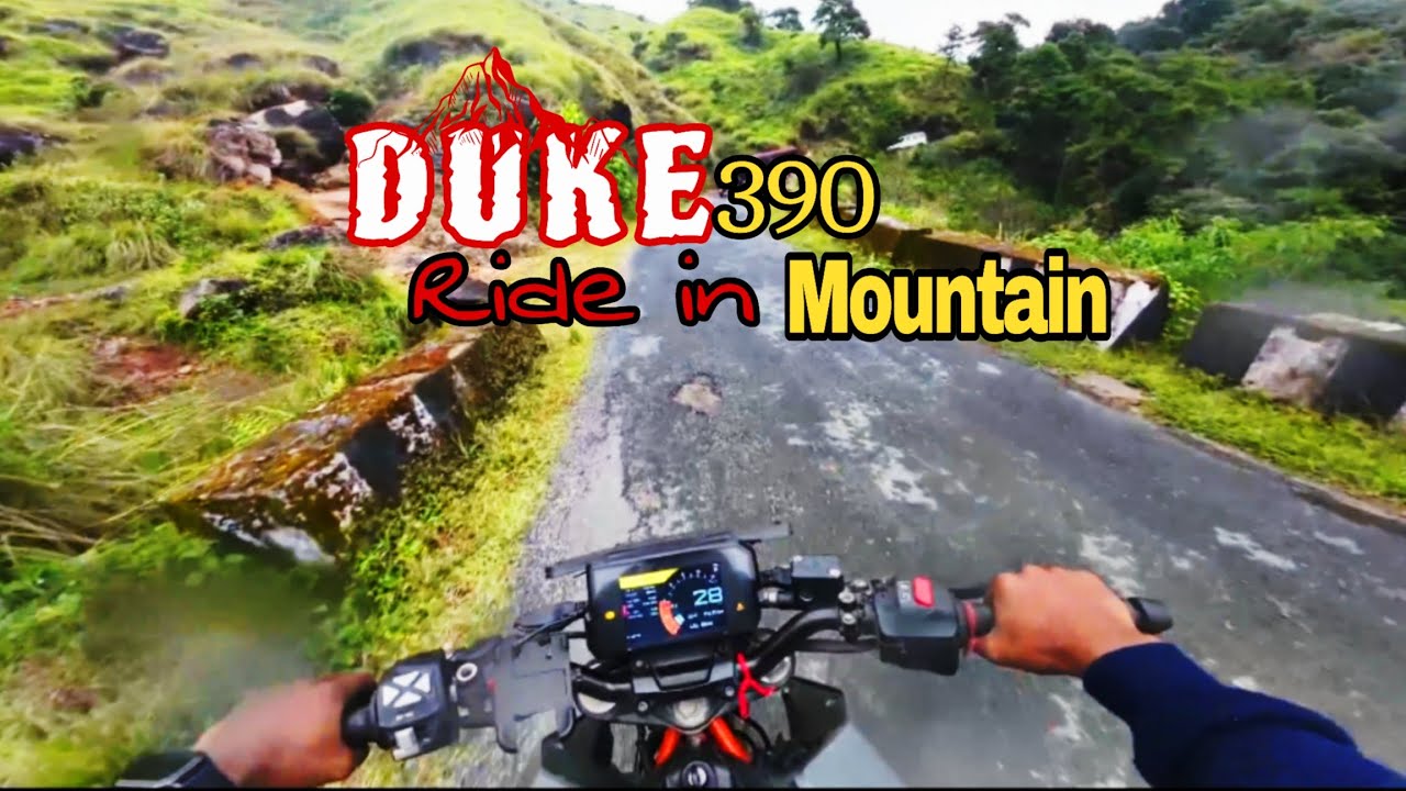 Duke 390 Ride in MOUNTAIN 🏔️🔥 Meghalaya/ Zintu's vlog 