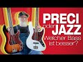 Preci und Jazz Bass im Vergleich