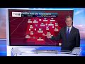 Monday evening forecast