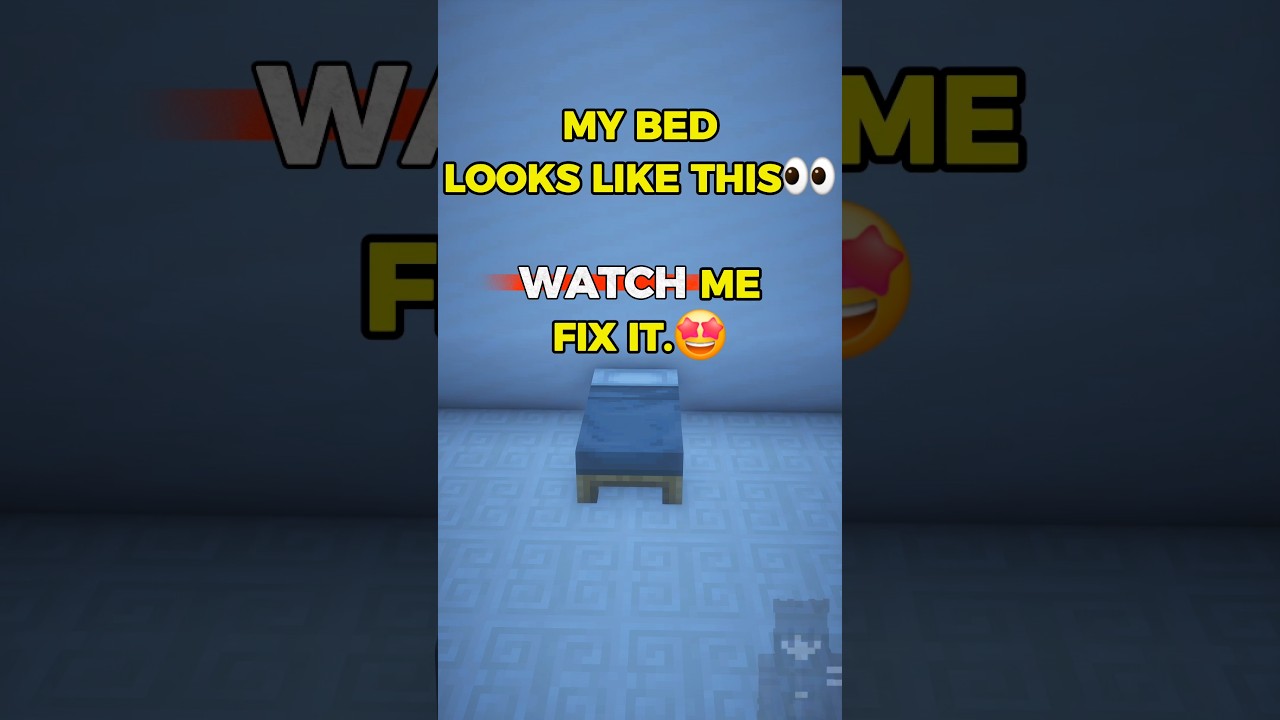 Minecraft Bed Idea🛌 