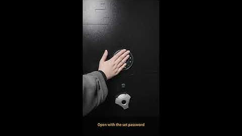 Kaer 1500AB 15-20 Gun Safe Set the first password