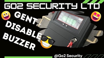 Gent Fire Alarm Panel - Disable & Enable Buzzer