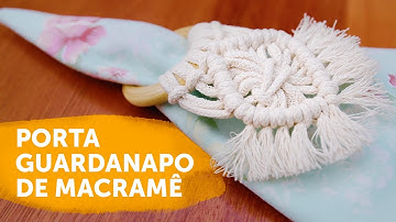 Porta Guardanapo de Macramê | Tutorial Passo a Passo