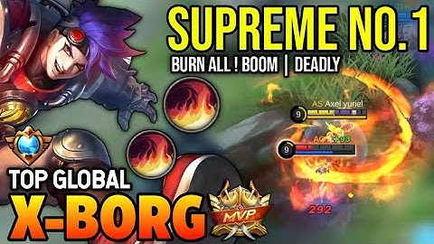 XBORG BEST BUILD 2023 | TOP GLOBAL XBORG GAMEPLAY | MOBILE LEGENDS✓