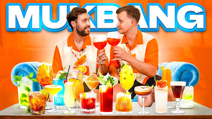 Cocktail Mukbang met Russo