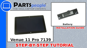 Dell Venue 11 Pro 7139 (T07G001) Battery How-To Video Tutorial