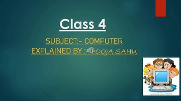 Class 4!! chapter 1 (part 1) computer