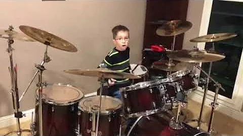 Beastie Boys "Sabotage" Drum Cover by 9 Year Old Gavin Martin