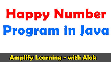 Happy number program in Java | ICSE ISC Computer