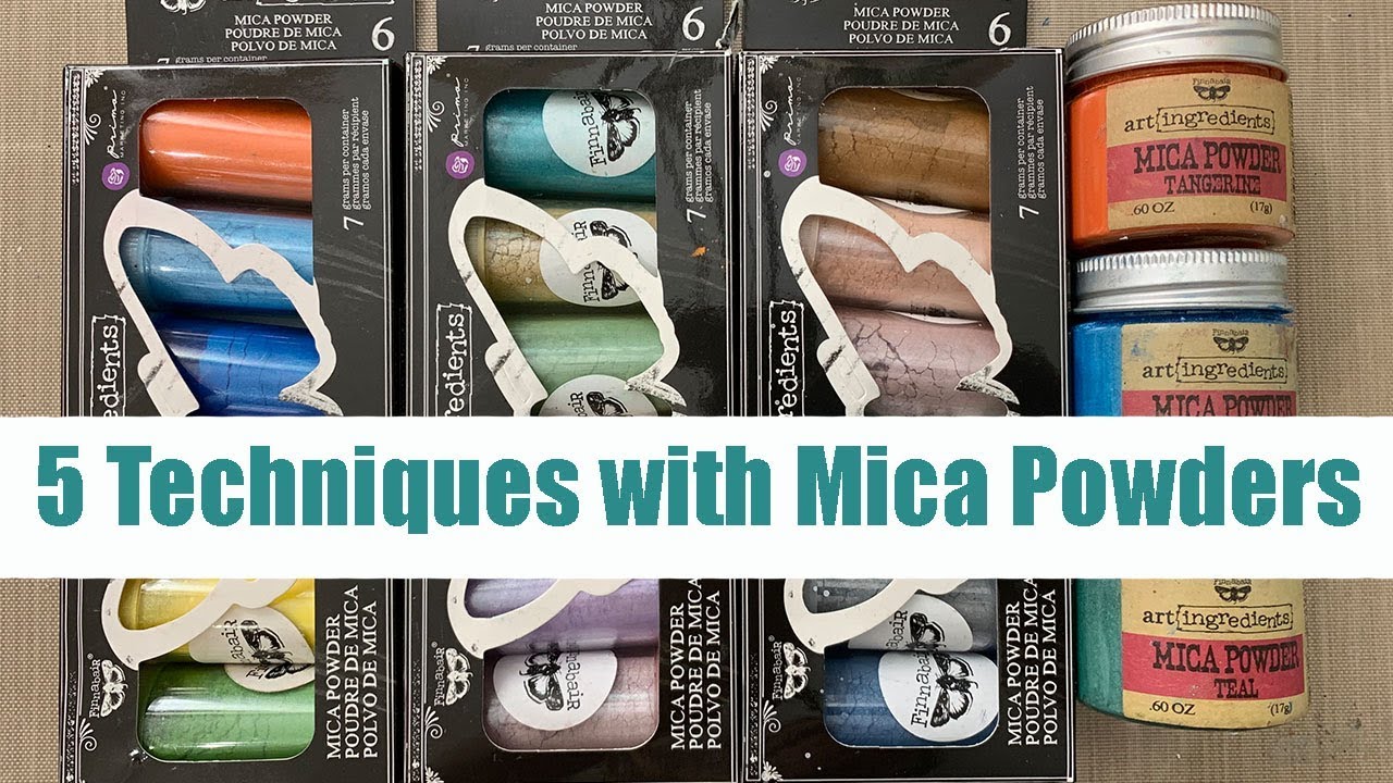 5 Mixed Media Techniques With Finnabair Mica Powders By Keren Tamir 5 Mixed Media Techniques With Finnabair Mica Powders By Keren Tamir