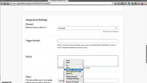 Slack Outgoing Webhook in Apiant