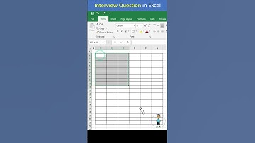 Excel Interview Question Tips and Tricks #excel #exceltips #exceltutorial #msexcel #microsoftexcel