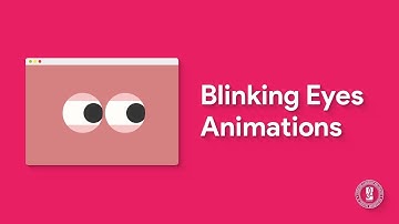 Blinking Eyes Animation only with HTML & CSS - Live Coding | EL Creative Media