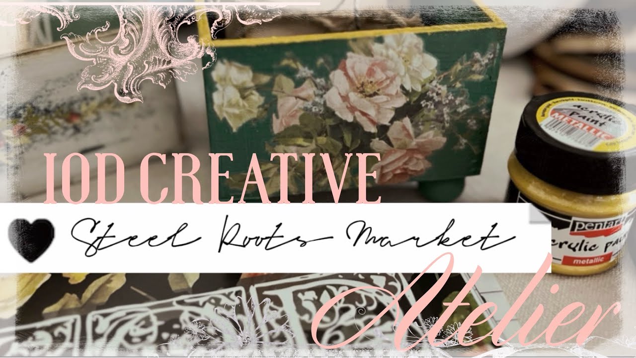 IOD Catherina Transfer 🎀 Vintage Cottage DIY Box #slowcrafting #ironorchiddesigns #springcottage 