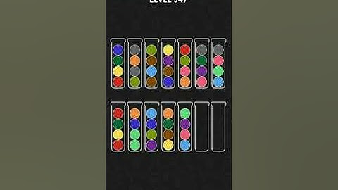 Ball sort puzzle level 347 cheat
