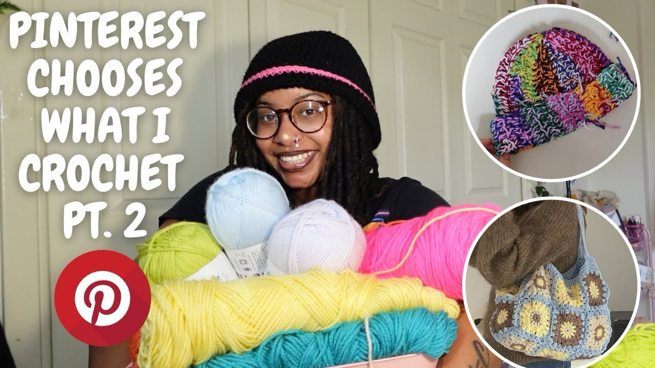 PINTEREST CHOOSES WHAT I CROCHET AGAIN ( PART 2 ) #crochet #vlog #crochetwithme