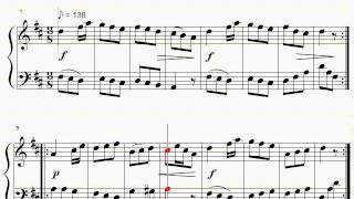 ABRSM Piano 2011-2012 Grade 1 A:4 A4 JCF Bach Schwaebisch in D Sheet Music