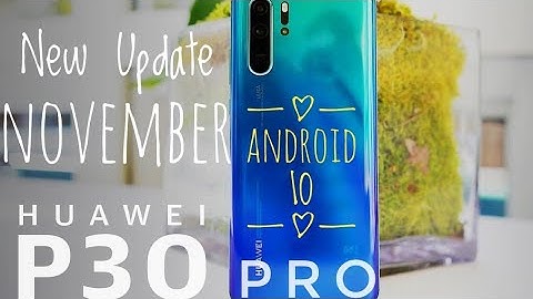 Huawei P30 Pro Android 10 Update