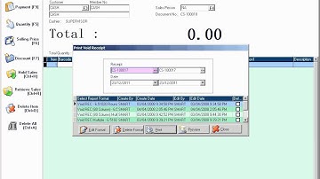 Smart POS Reprint Void Receipt Tutorial