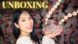 VIVIENNE WESTWOOD NECKLACE UNBOXING - and picking up some favourites from LUSH haul
