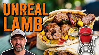 I MADE SPICED LAMB WRAPS ON MY KAMADO BONO (AND THEY WERE UNREAL)