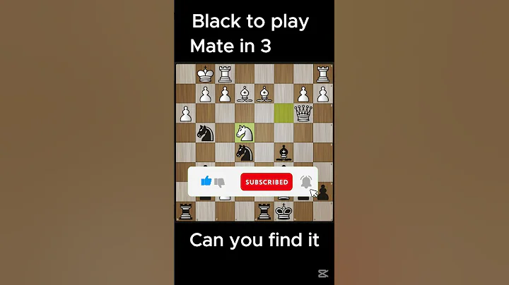 Can You See the Checkmate in Just 3 Moves?🧠♟️  #chess