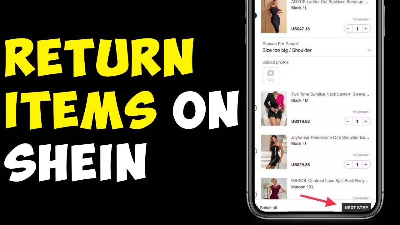 How To Return Items On SHEIN EASY YouTube