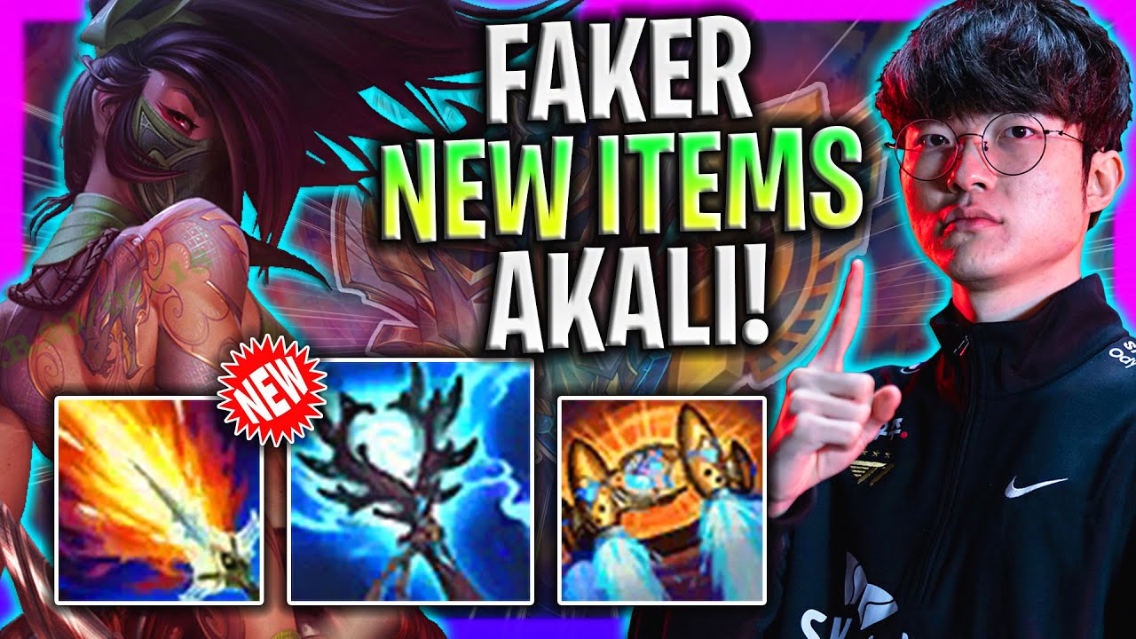 FAKER IS INSANE AKALI WITH NEW ITEMS! - T1 Faker Plays Akali vs Taliyah ...