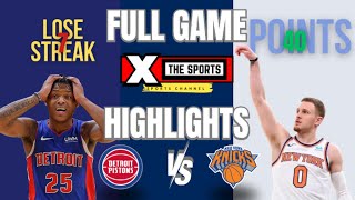 DETROIT PISTONS vs NEW YORK KNICKS | FULL GAME HIGHLIGHTS | March 25, 2024