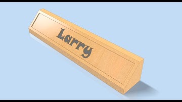 AUTODESK INVENTOR NAME PLATE