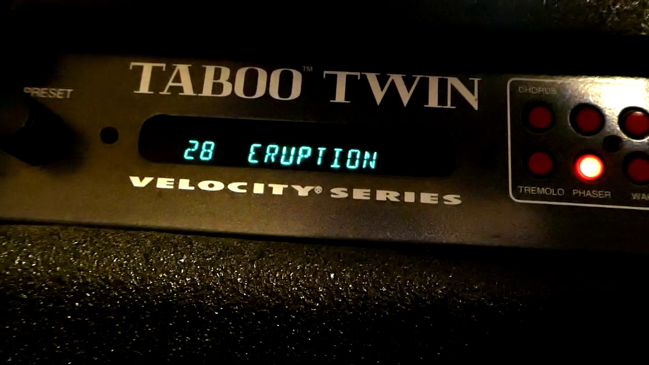 Rocktron Taboo Twin Test video Rocktron Taboo Twin Test video