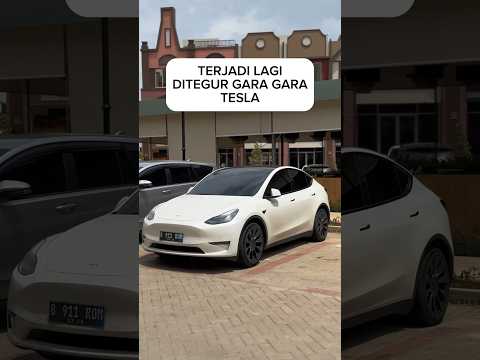 Terjadi lagi ditegur karna bawa mobil Tesla !