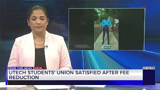 UTECH Students Union Satisfied After Fee Deduction  | TVJ News