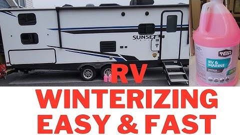 RV WINTERIZING ANTIFREEZE ( WINTERIZE RV ) RV HOW TO, RV WINTERIZING MADE EASY, RV MAINTENANCE