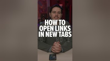 How To Open Links In A New Tab In Safari On iPhone #Shorts