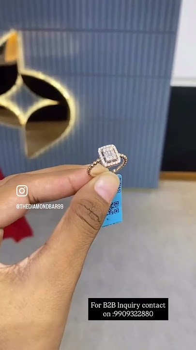 Real diamond ring