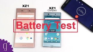 Sony Xperia XZ1 Compact and Sony Xperia XZ1 Battery Comparison | Charging Speed | Battery Drain Test Resimi