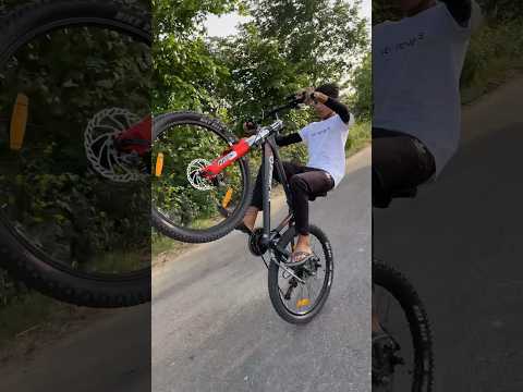 Manual wheelie on