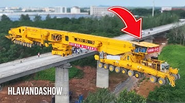 Construction of 350kmh High-Speed Railway with Amazing Bridge girder erection Machine SLJ900