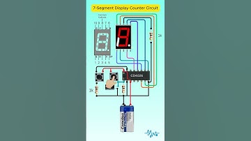Simple Digital Counter Circuit using CD4026 #Shorts