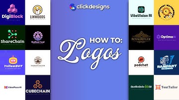HOW TO: Logos With ClickDesigns! 🎨✨ #ClickDesigns #Logos