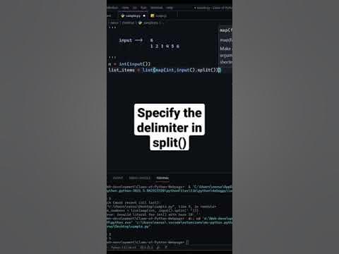 How to take array input in Python? - YouTube
